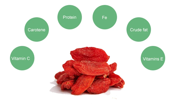 High quality Xinjiang Organic Dried antioxidant Goji Berries seeds
