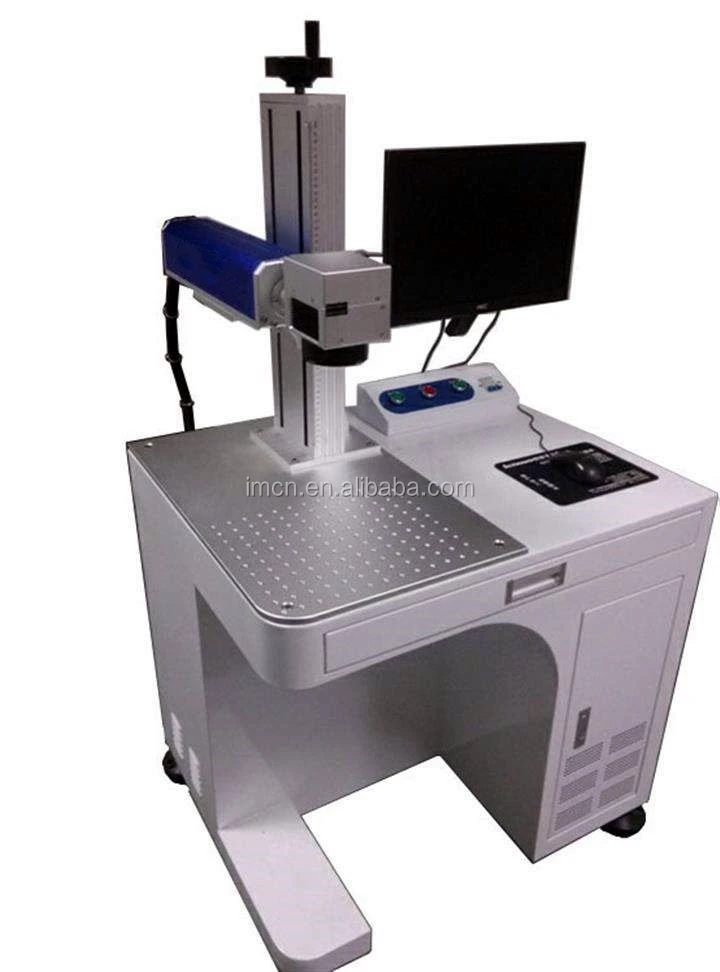 20w/30w/50w/70w/100w color fiber laser marking machines price /fiber laser engraver/laser marker