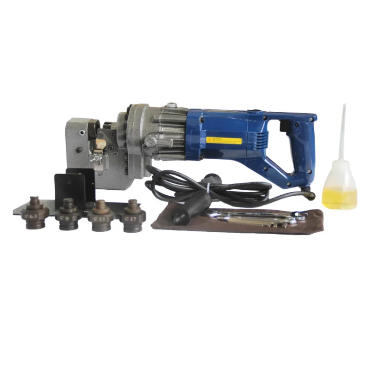 Hand-held steel plate and aluminum drilling punching machine MHP20