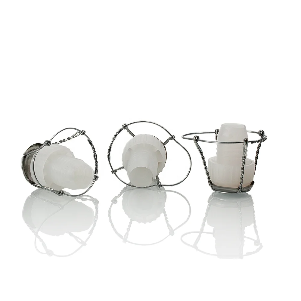 Wholesale Metal Wire Hoods for Champagne Bottles Sparkling Wine Bottles Ready to Ship Wine Cork