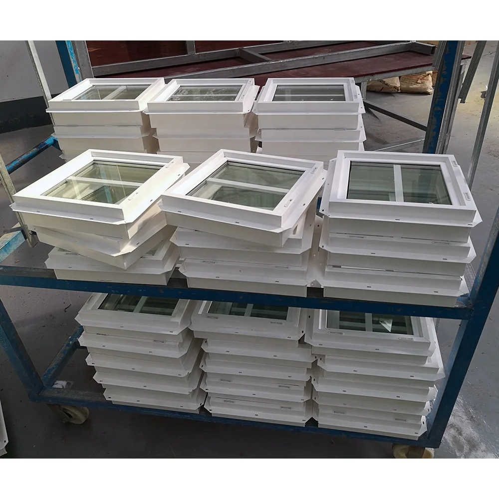 Hotian UPVC fixed window trend products double glazed windows fixed pane commercial hurricane windows