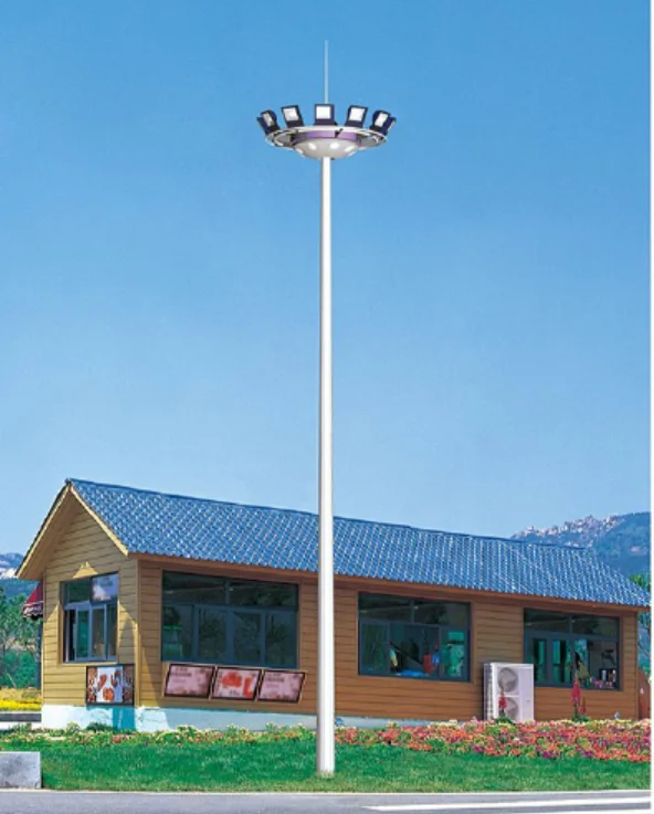 airport lighitng 35m multisided high mast lighting price factory