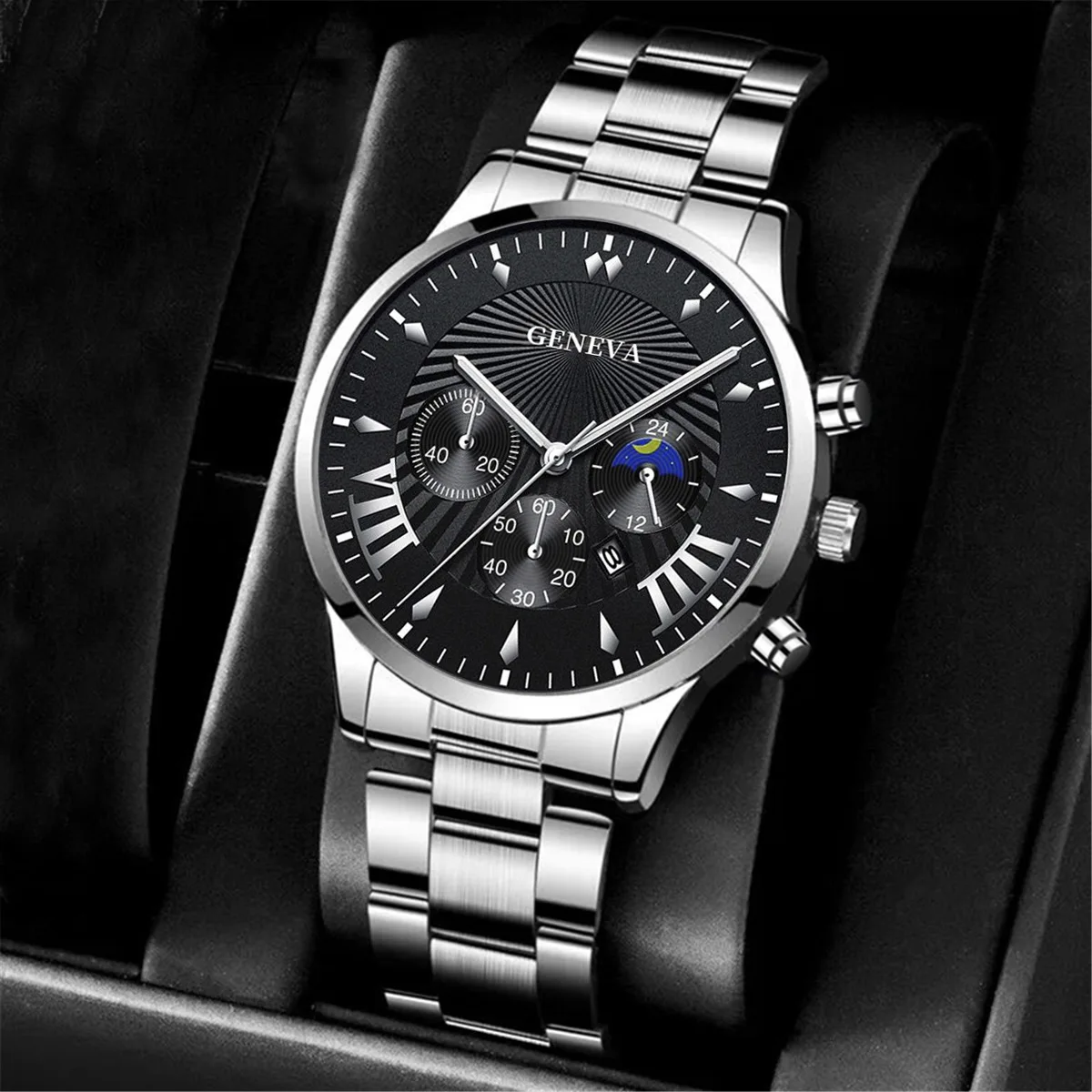 wholesale men watch and bracelet gift set for men
