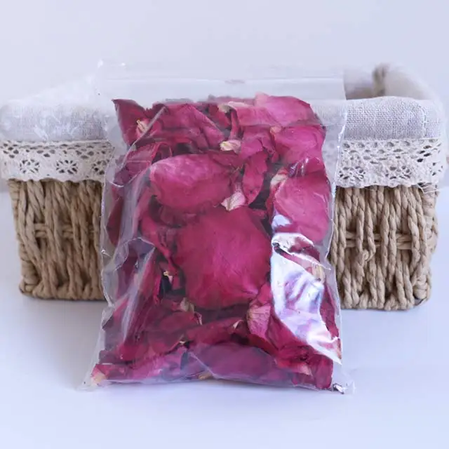 Wholesale Organic Dry Rose Flower Petals  Natural  Red Dried Petals Whitening Effect Bath Body Care