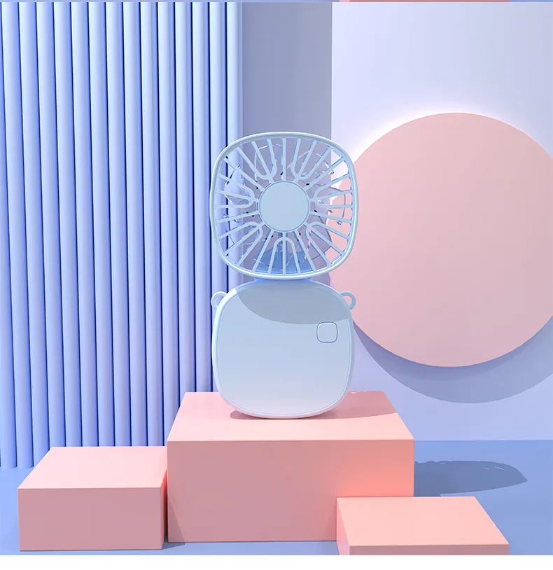 180 Degree Rotation Mini Neck Fan Portable Table Handheld Electric Fans Portable Rechargeable Hanging Wearable Cooling Fan