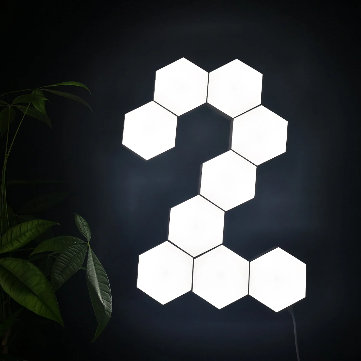 2020 new arrivals Quantum Hexagonal Nightlight Honeycomb Wall Lamp Modular Touch Light Valentine Gifts Box for Home Decor