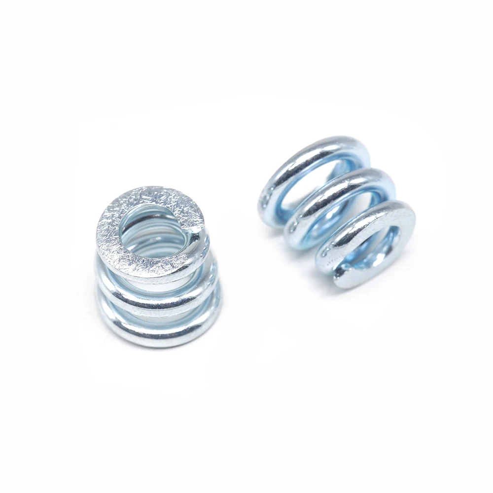 spring manufacturer OEM Custom stainless steel compression spring machine  Galvanized Spiral Spring with Brushed Both Ends