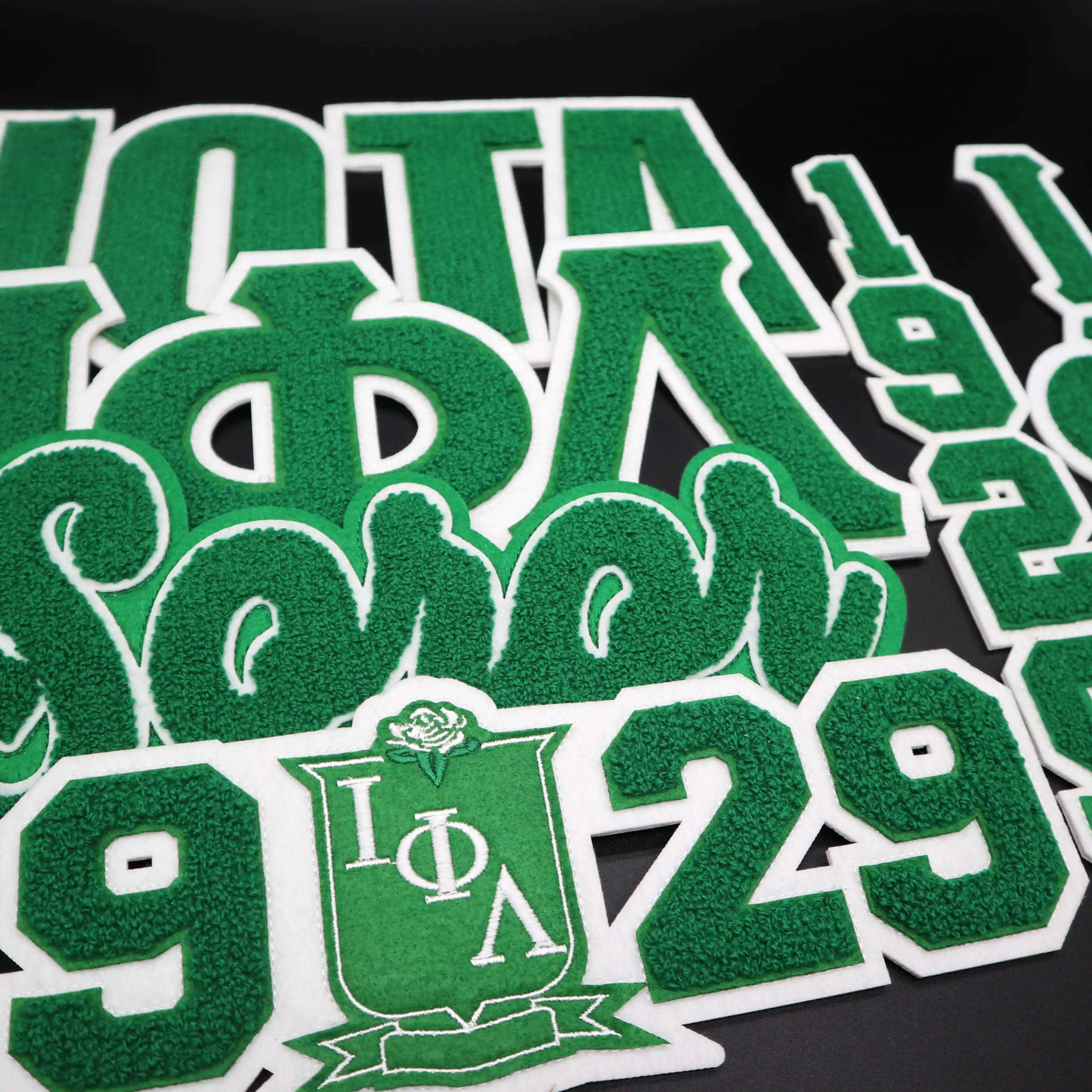 Custom valentines day chenille patches new style Embroidery Patch Woven Iron On Patches For Clothing