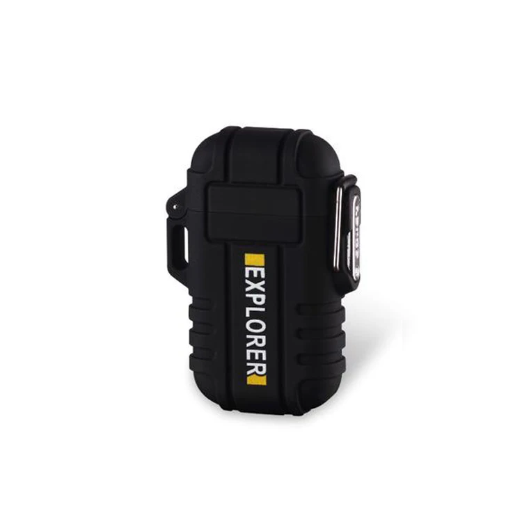 New Product Ideas Plasma Lighter Outdoor Waterproof Plastic USB Electric Cigarette Lighters Dual Lighters Custom Logo