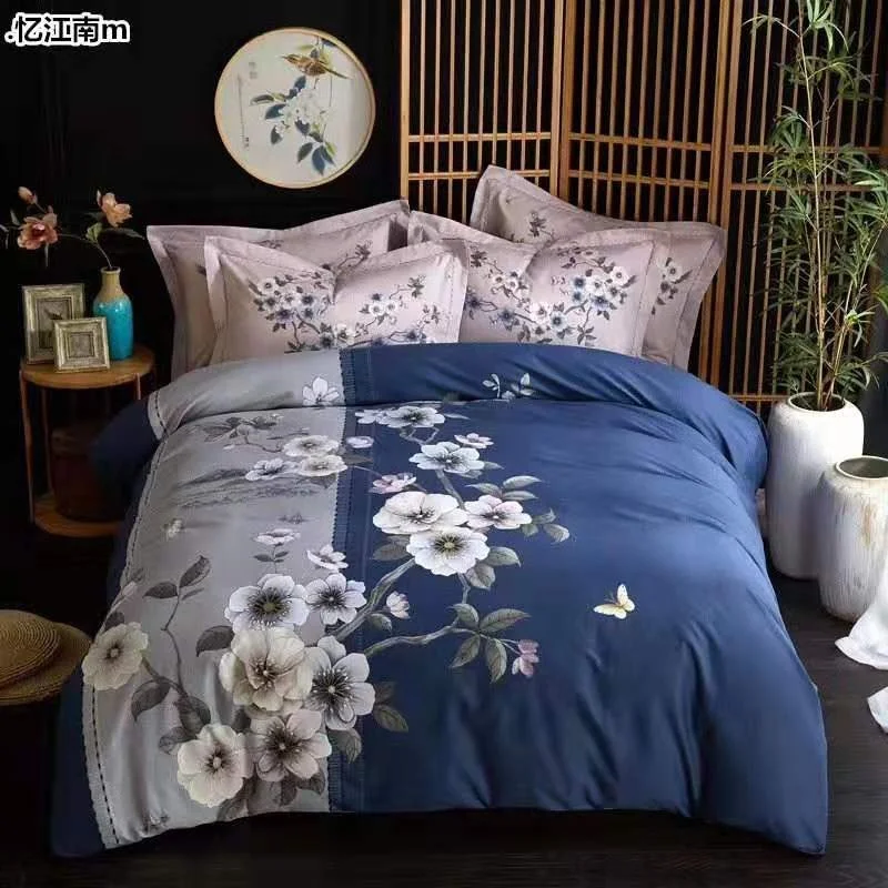 factory wholesale 100% polyester pigment printing fabric beautiful designs