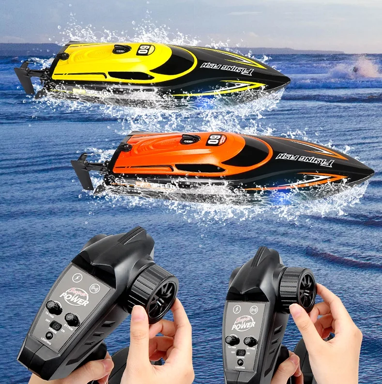 Flyxinsim HJ812 OEM RC корабли и 2 4 ГГц лодки пластиковые высокоскоростные с дистанционным управлением игрушки хобби лодка