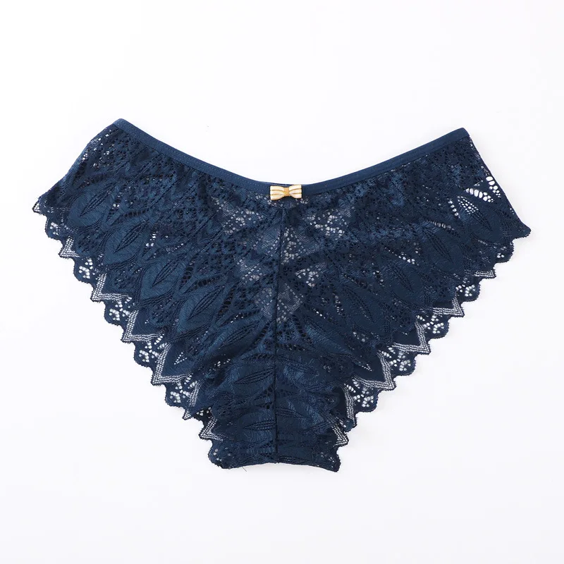 Amazing Women Lingerie String Lace Hollow Out Underwear Sexy Cross Strap Panties Transparent Knickers