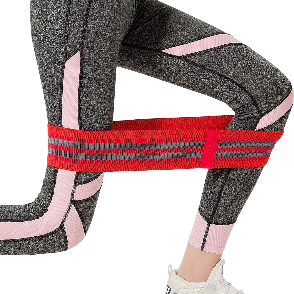 
Hipband polyester cotton resistance belt fitness squat yoga buttocks tilting buttocks lifting training tension elastic belt 
