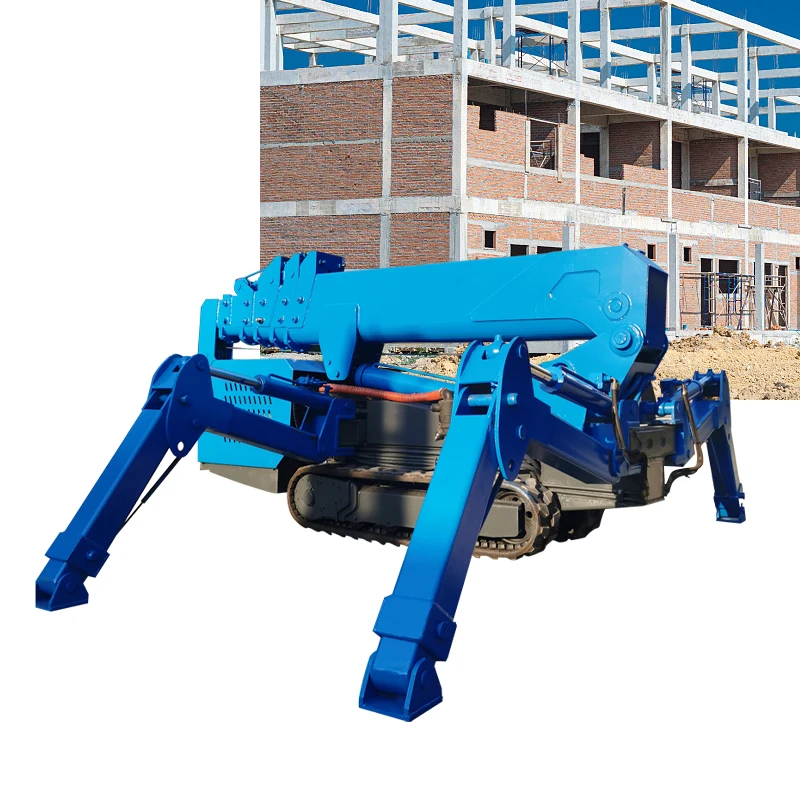 Mini-Spinne Raupenkran Aufzug Hebevorhang Glaswand Aufzug 8T Kleiner Spider-Kran