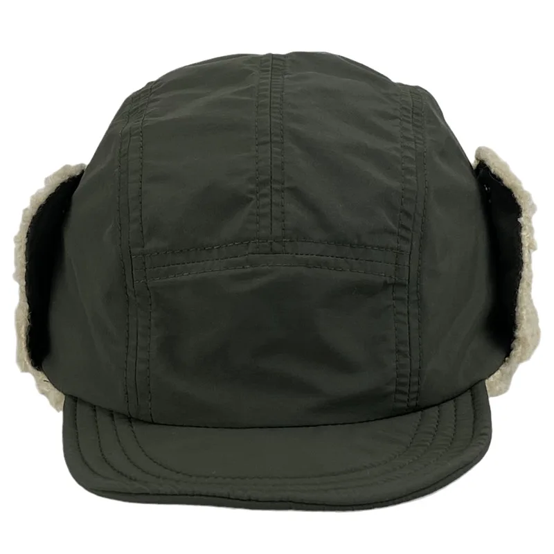 Winter Lamb Wool Aviator Hat for Women Outdoor Travel Cycling Plus Velvet Cold Protection Warm Ear Protector Hat