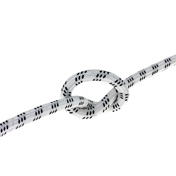 Factory Custom wholesale High strength polyester braided wall cleaning rope 16mm 18mm rock climbing rope