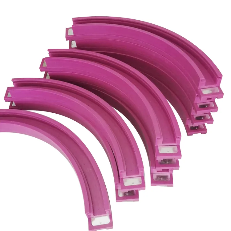  Factory Direct Nylon Magnetic Bending Rail Plastic Chain Slide