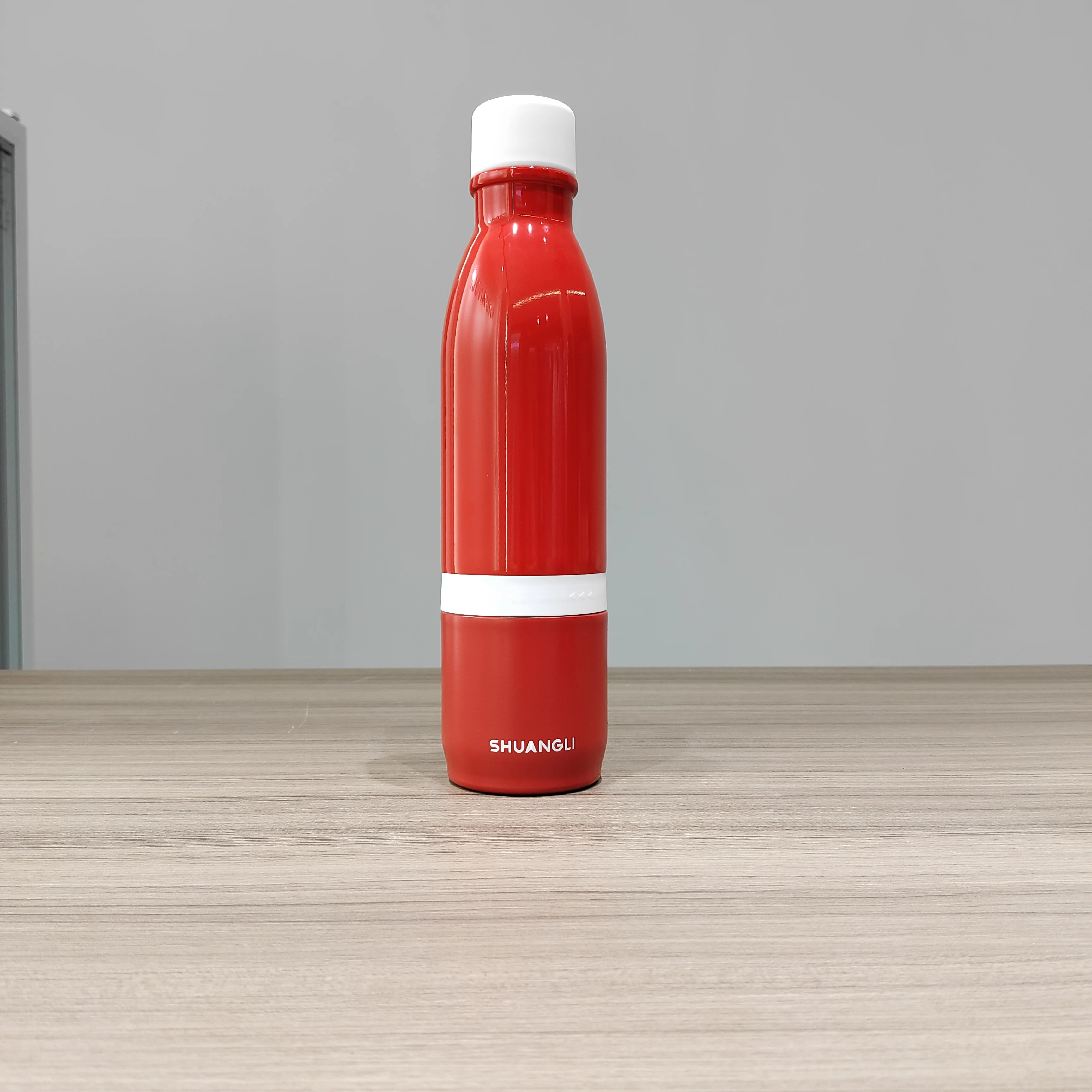 Two Section Compartment Vacuum Thermos Bottle Water Stainless Steel Water Bottle Insulated Drink Bottle