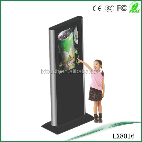 Floor Stand LCD Interactive Touch Screen Digital Signage Kiosk Advertising Rotate Display Screen