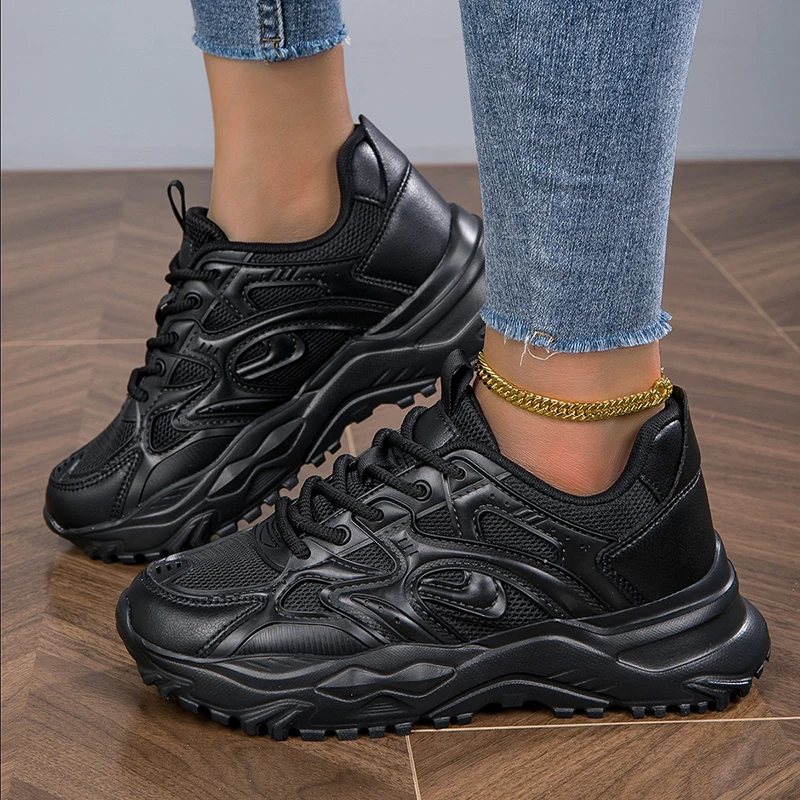 High Quality Casual Stylish Female Fashion Sneakers Thick Sole Casual Lady Chunky Shoes Sneakers for Women