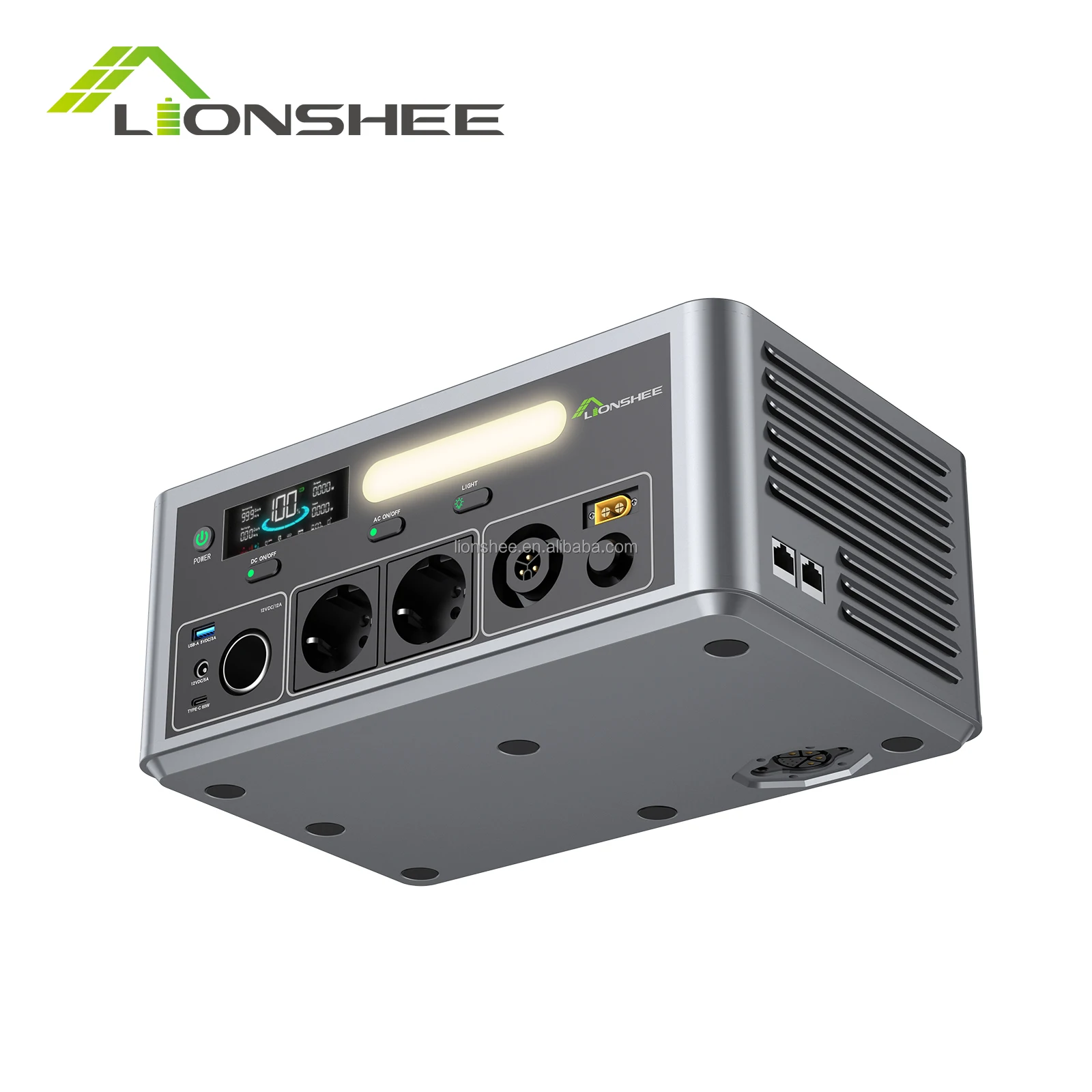 Внесенный солнечный инвертор 2500 Вт | 230 В DC AC plug and Play Power Box Поддержка 1200 PV вход и Штабелируемый Аккумулятор для хранения