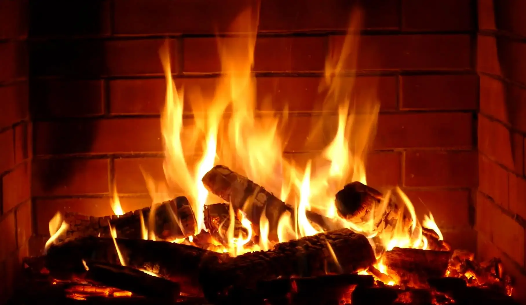 E-Smart EVFP1800mm 4D Smart Real Cozy Fire Illusion Dazzling Wood Burning Intelligent Electric Fireplace