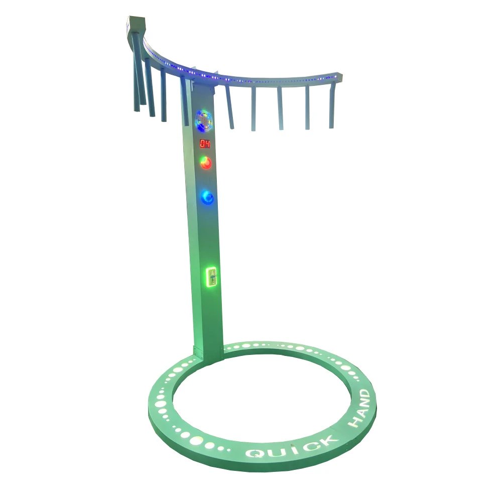 Quick Response arcade Catch stick eye game console eye fast chips coin operated game machine