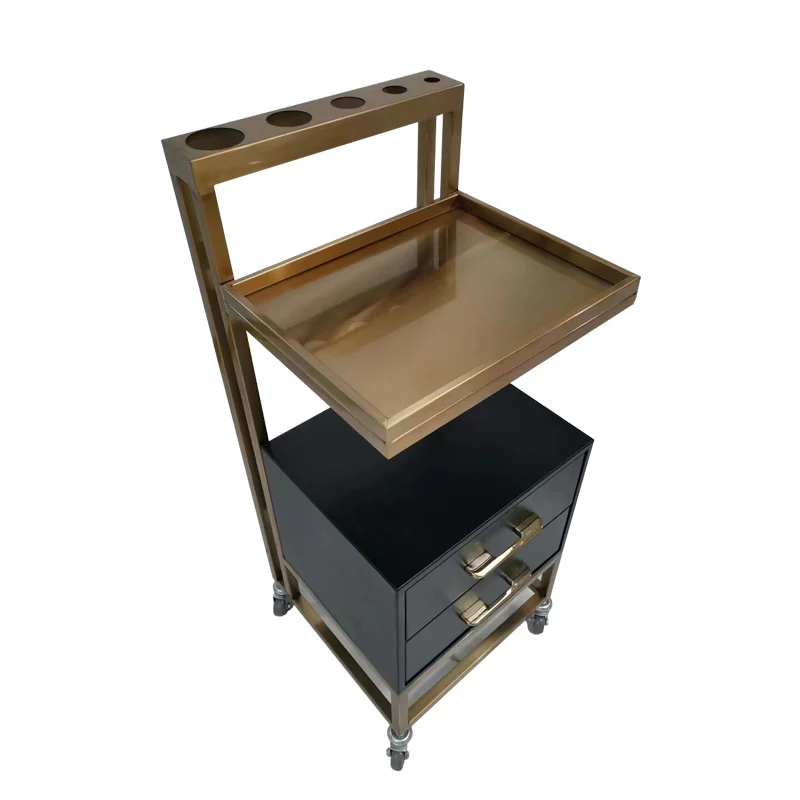 2022 Super Huge Gold 3 Working Hair Salon Mirror Station Used  Total Station For Sale Lighted Salon Station