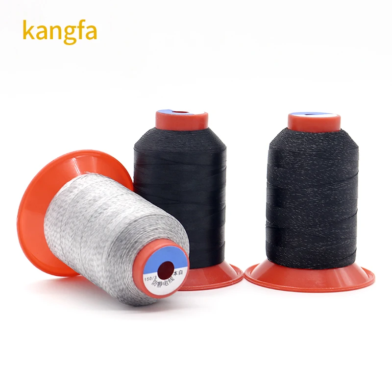 Stainless Steel Conductive Yarn Anti Static Custom Color Esd Staple Fiber Stainless Steel Conductive Yarn For Fabric Garment
