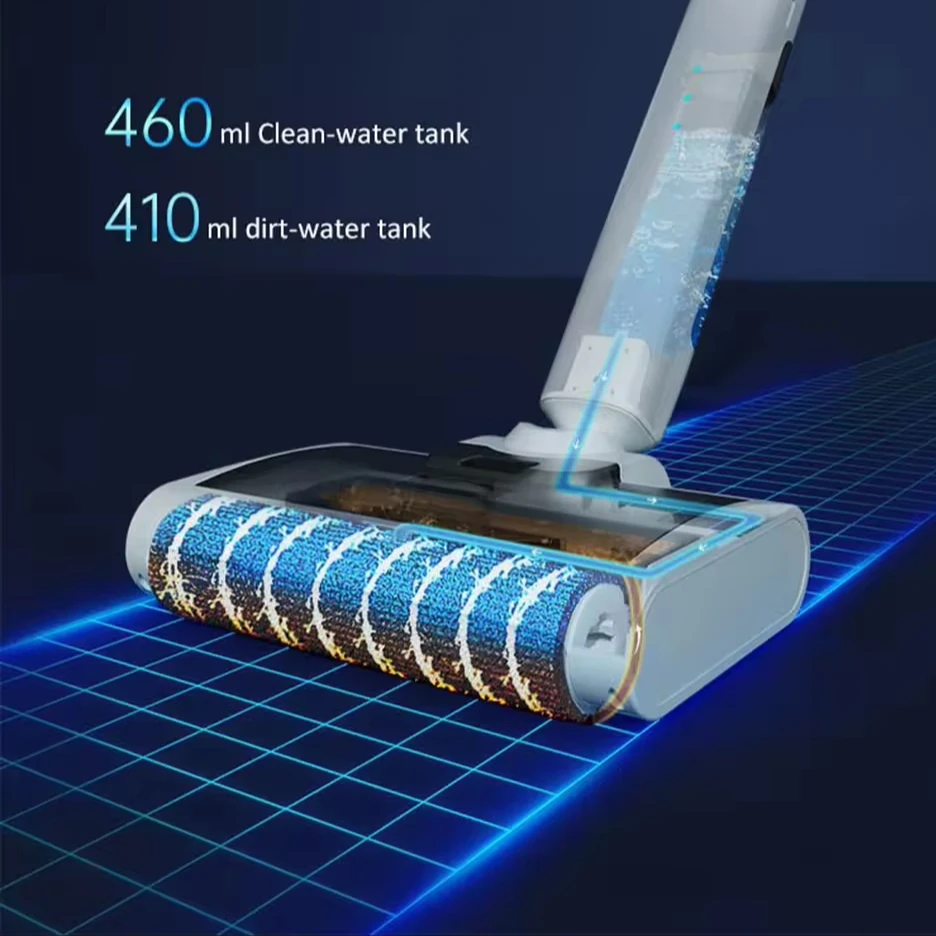 Handheld Wireless Floor Scrubber Moping Machine for Home Use