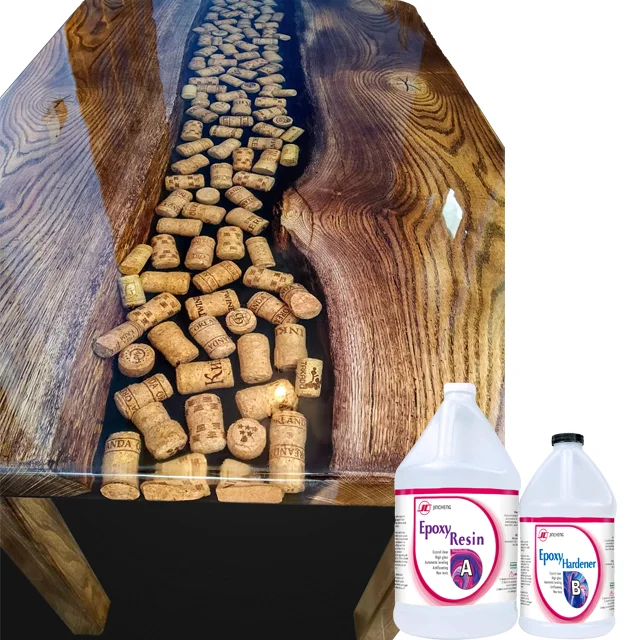 Китайский поставщик, высококачественные плиты из грецкого акации, обеденный стол из эпоксидной смолы в деревенском стиле для бара, ресторана