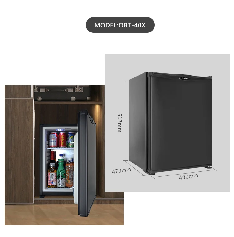 New conveniently high quality refrigerator mini bar silent hotel room mini bar for hotel