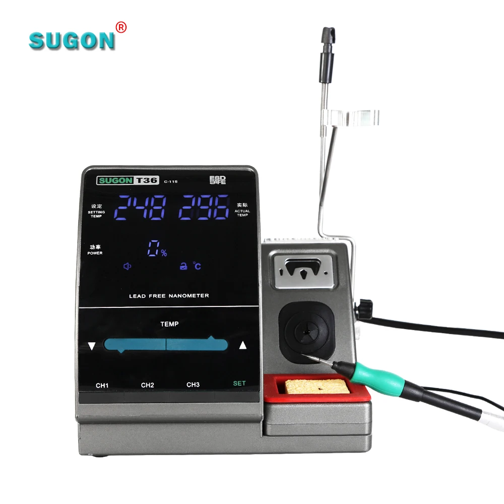 120W Sugon T36 Professional Nano Welding Adjust Temperature Electric Soldering Iron Station