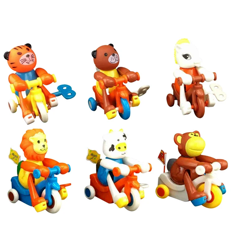 Plastic Wind up Clockwork Animal Toy Set for promotion