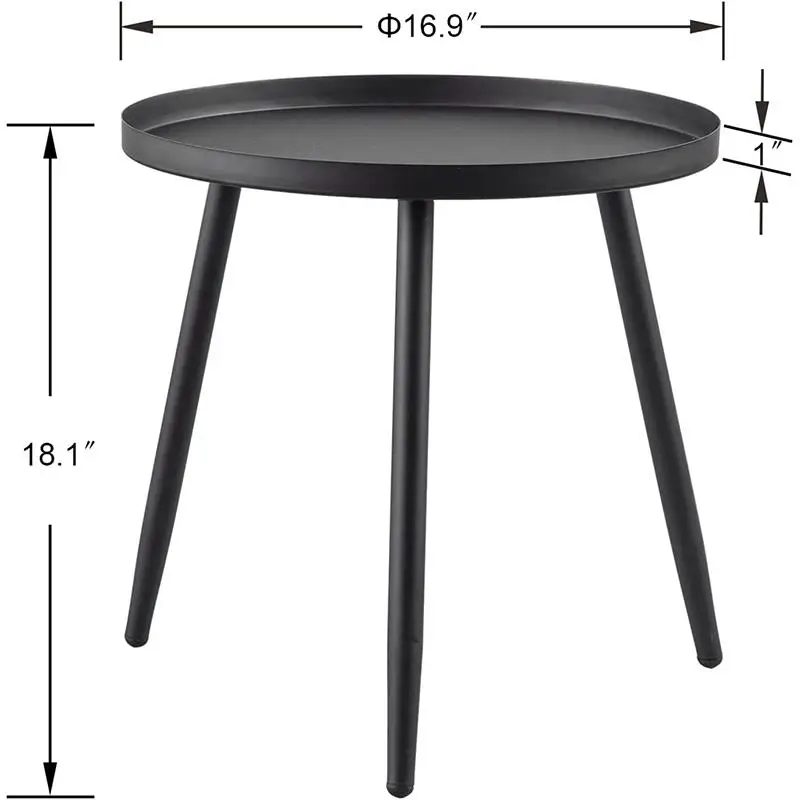 Indoor Furniture Small Coffee Table Wood Sofa Side Table Living Room Furniture with Certificate