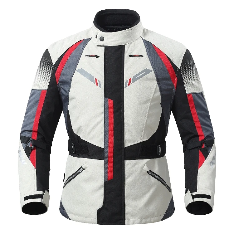 DUHAN Waterproof Detachable Thermal Liner Bike Rider Motorcycle Cordura Jacket