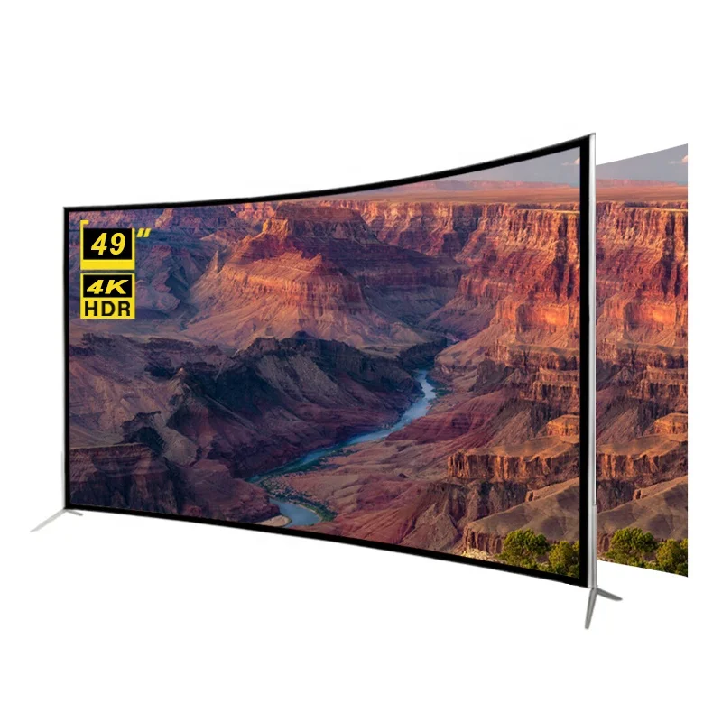 4K high-definition eye protection large screen curved screen 49 inch Android smart TV home theater