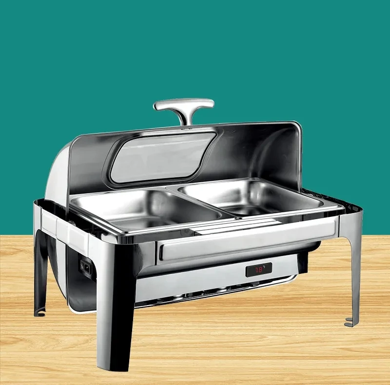Chafing Dish Buffet Set Luxury Buffet Food Warmer Party Supplies Buffet Food Display Stand Stainless Steel Chafing Dish