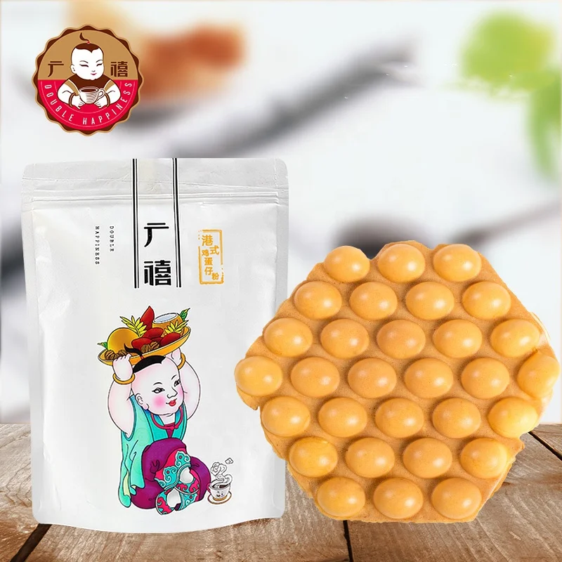 900g Double Happiness Good Taste Egg Waffle Powder Mix for Egg Waffle, Breakfast or Cake Baking