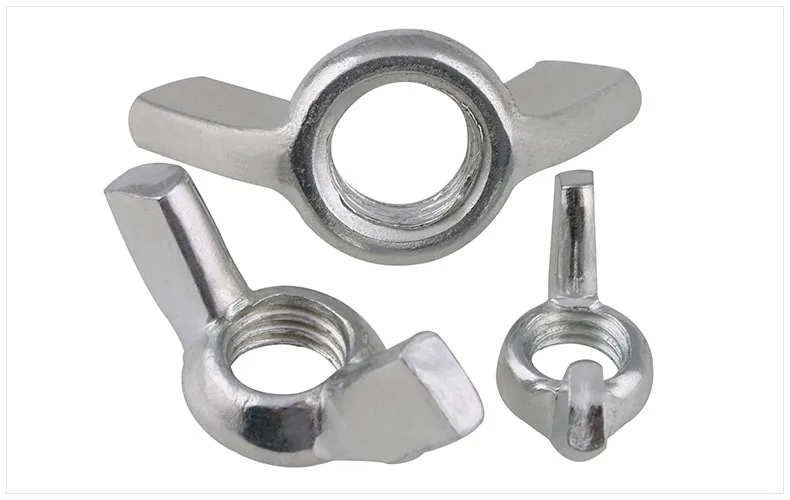 304 Stainless Steel DIN316 M5 M6 M8 Butterfly Screw Wing Bolts Thumb Screws