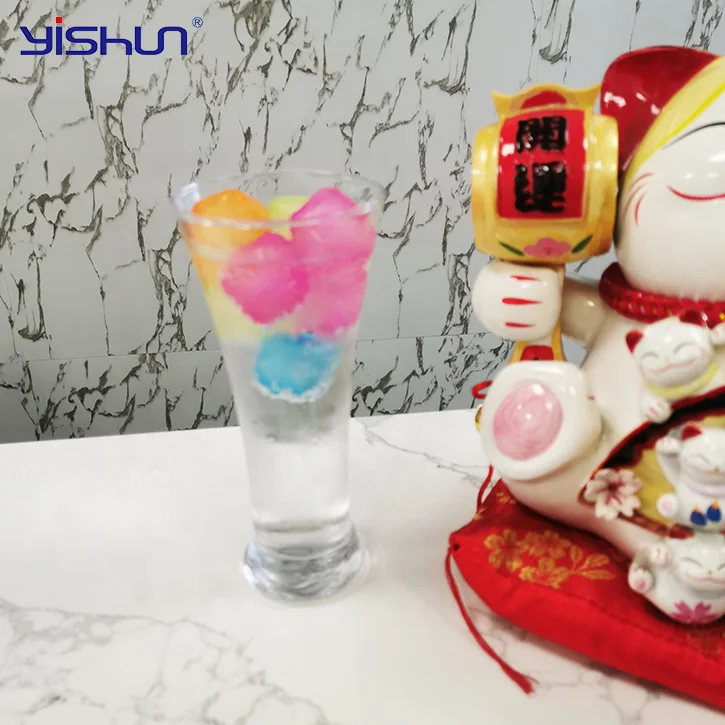 Hot Selling Reusable LDPE Colorful Plastic Ice Cube Beverage Cooling Liquid Cube