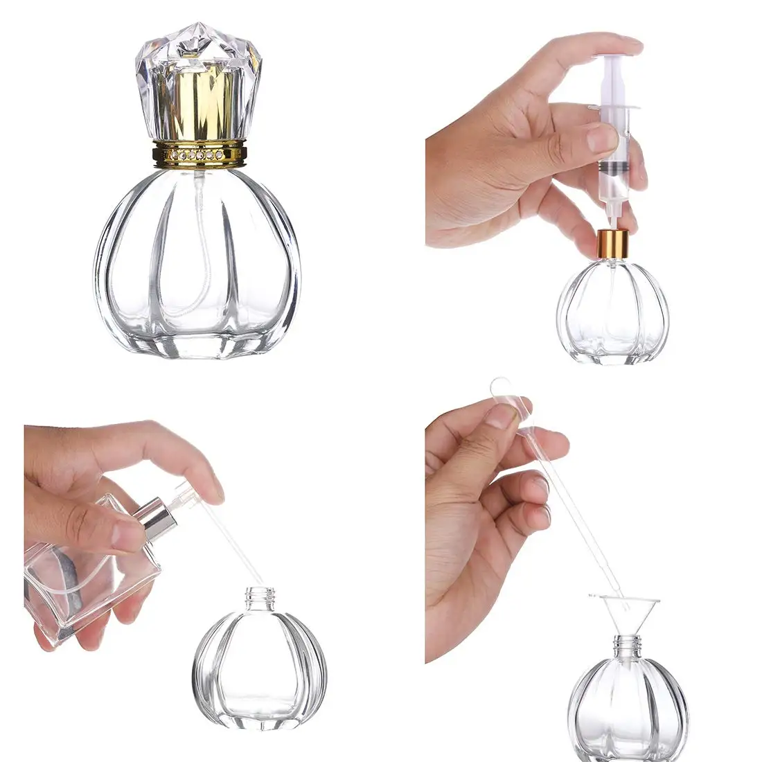 30ml 50ml Luxury Fragrance Sprayer Atomizer Empty Perfume Glass Bottle women perfume spray bottle