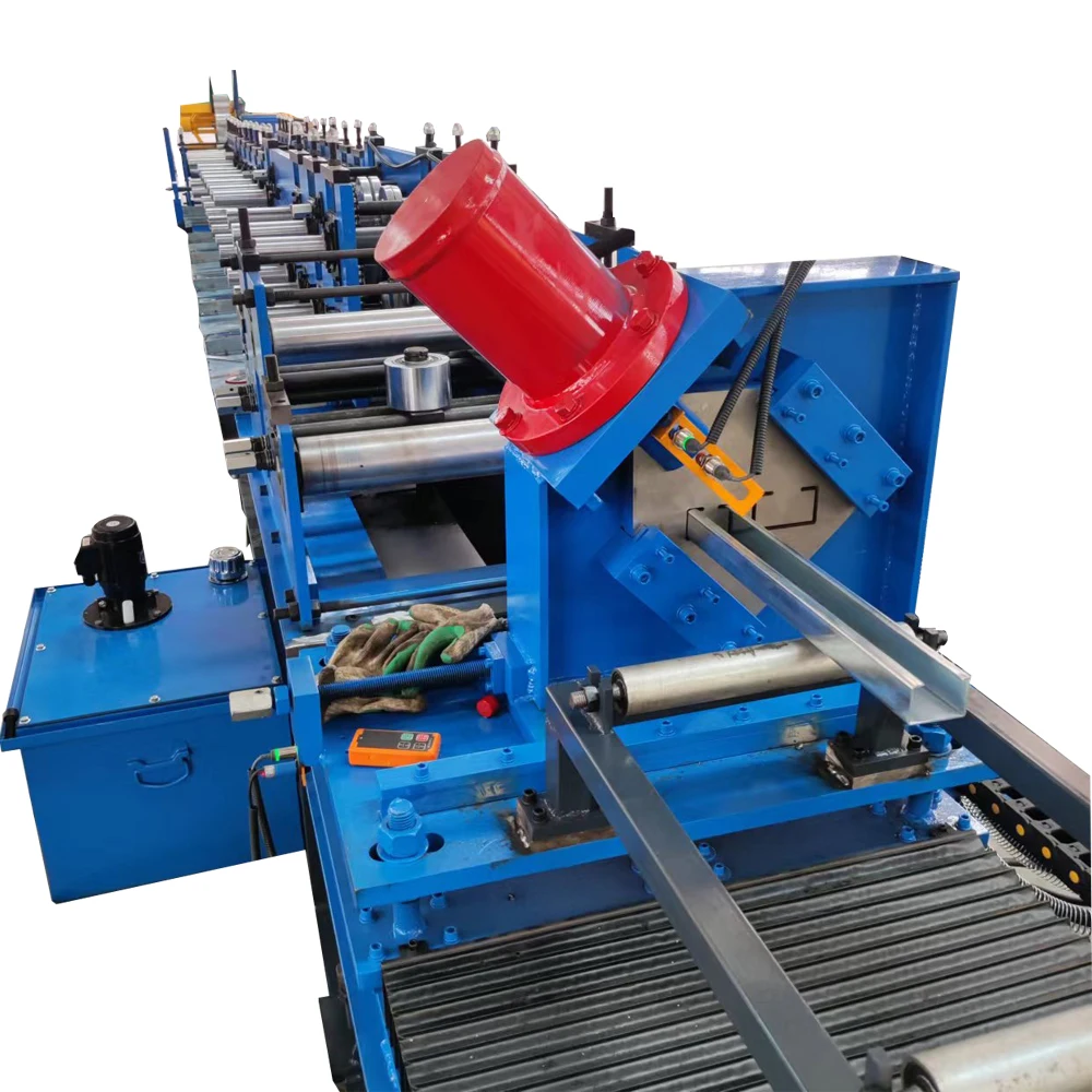 Metal C Purlin Channel Roll Forming Machine C Purlin Machine Steel Galvanize Machine