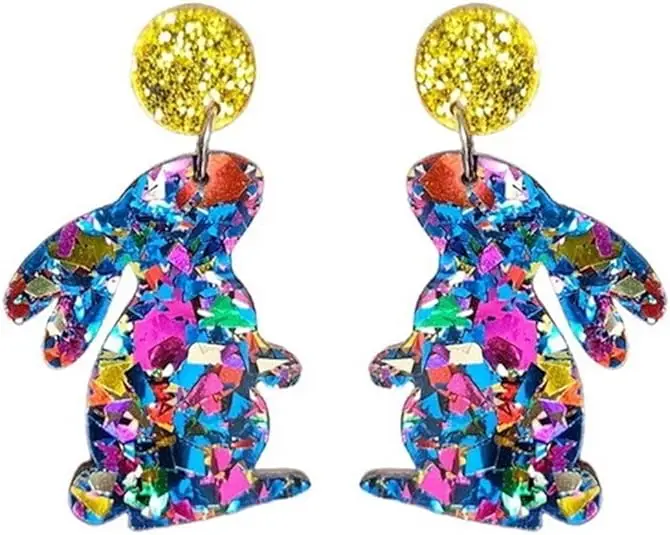 Cute Waterproof Dangle Acrylic Drop Wholesale Faberge Easter Egg Clear Resin Earrings Set Women From China Of Earrings