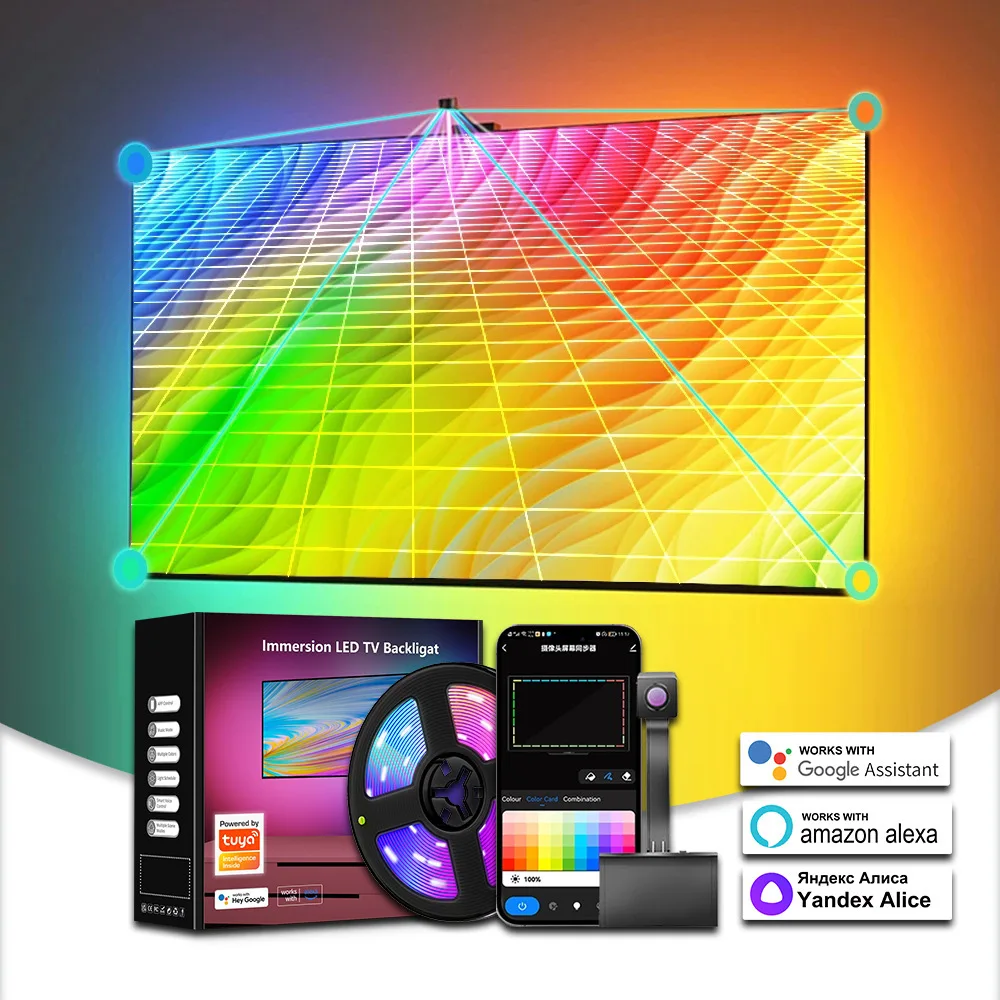 Hot selling Smart RGBIC RGB TV Backlight LED Light Source 12V Home Game Room