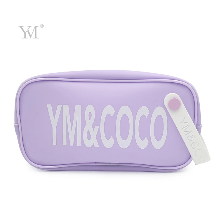 New design oem brand printed make up bag pvc travel quality luxury portable pvc cosmetic bag