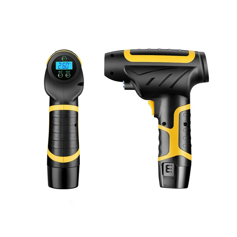  2020 LED light Portable handheld Cordless Auto Tyre air inflator Pump Car Air Compressor rechargeable car