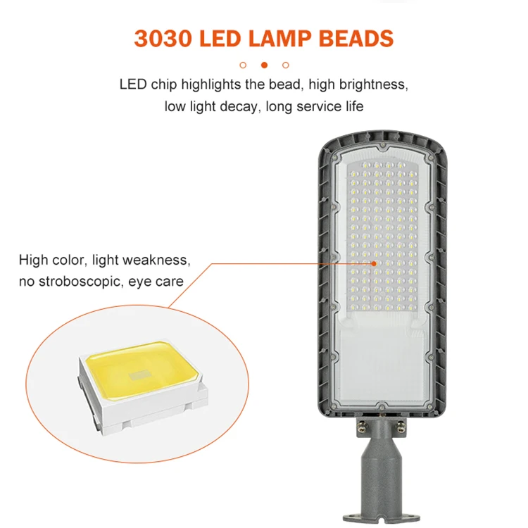 High Performance SMD Aluminum Waterproof IP66 50w 100w 150w 200w Highway Led Street Light