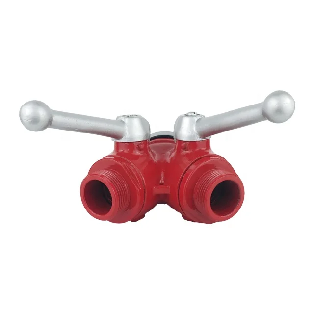 Красная алюминиевая резьба 65 мм нГн 40 мм нГн резьба огонь Wye клапан