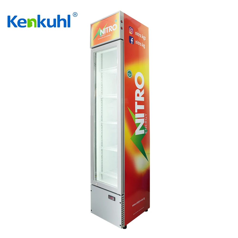 Kenkuhl commercial single door upright  wine bottle beverage cooler fridge refrigerator